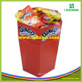 Custom Color Recycled Snack Corrugated Dump Bin/Cardboard Bin Display/Cardboard Bin